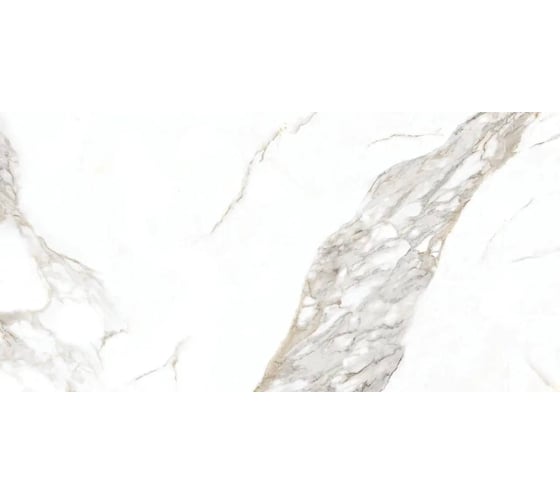Керамогранит GOLDIS TILE YAZD Carrera White матовый, ректифицированный, размер 60x120 см, упак. 2 шт., 1,44 кв. м КА-00001073