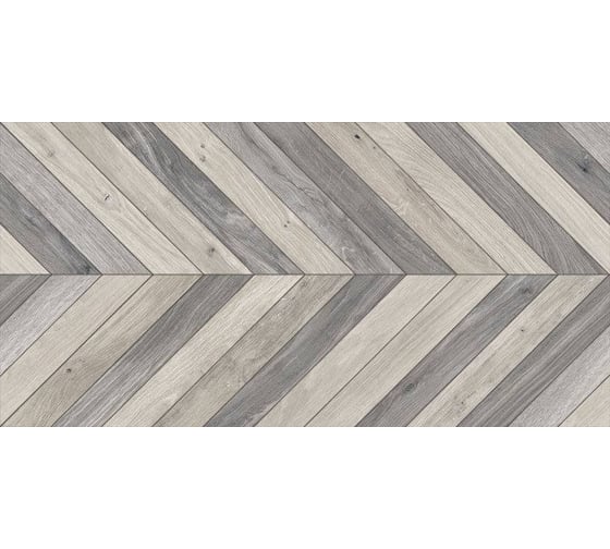 Керамогранит GOLDIS TILE YAZD Alder Decor Gray Rustic матовый, ректифицированный, размер 60x120x1,2 см, упак. 2 шт., 1,44 кв. м КА-00001078