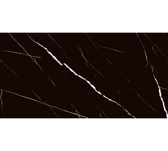 Керамогранит NOVIN CERAM YAZD TILE HELSINKI BLACK полированный, ректифицированный, 60x120 см, упак. 3 шт., 2,16 кв. м КА-00001183