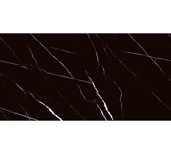Керамогранит NOVIN CERAM YAZD TILE HELSINKI BLACK полированный, ректифицированный, 60x120 см, упак. 3 шт., 2,16 кв. м КА-00001183