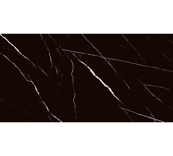 Керамогранит NOVIN CERAM YAZD TILE HELSINKI BLACK полированный, ректифицированный, 60x120 см, упак. 3 шт., 2,16 кв. м КА-00001183