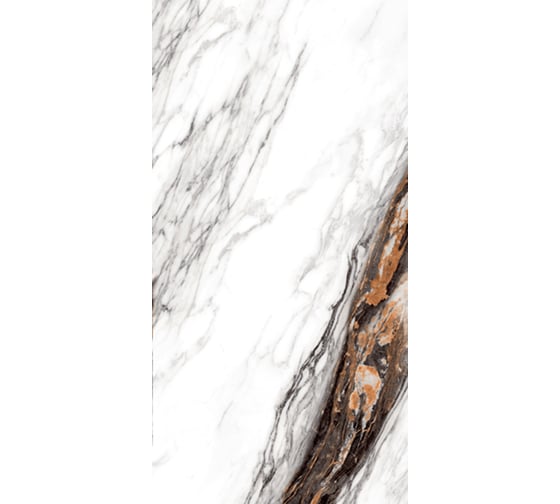 Керамогранит NOVIN CERAM YAZD TILE VIERA полированный, ректифицированный, 60x120 см, упак. 3 шт., 2,16 кв. м КА-00001085