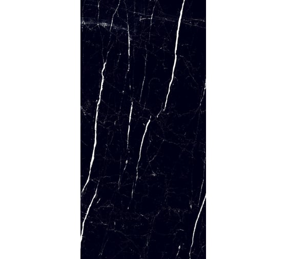 Керамогранит NOVIN CERAM YAZD TILE ITANO BLACK полированный, ректифицированный, 60x120 см, упак. 3 шт., 2,16 кв. м КА-00001180 1