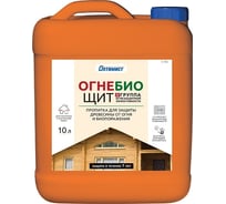Огнезащитная пропитка Оптимист Огнебиощит бесцветный С403 10 л OPI016