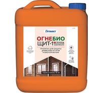 Огнезащитная пропитка Оптимист Огнебиощит-1, С413 бесцветный, 5 л OPI021