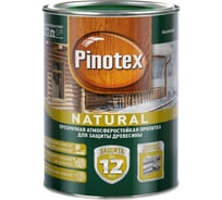 Деревозащитная пропитка Pinotex Natural (прозрачная; атмосферостойкая; 1 л) 5195721