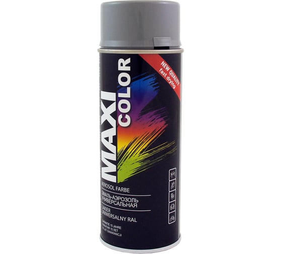 Эмаль-аэрозоль MAXI COLOR телегрей 2, 0,4 л 7046MX