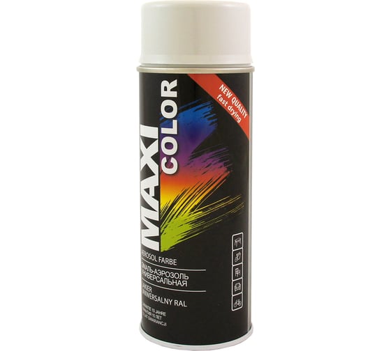 Эмаль-аэрозоль MAXI COLOR светло-серая 0,4 л 7035MX