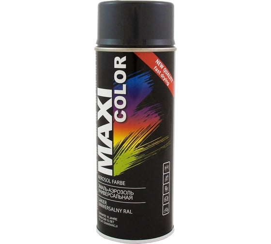 Эмаль-аэрозоль MAXI COLOR графитовая серая 0,4 л 7024MX