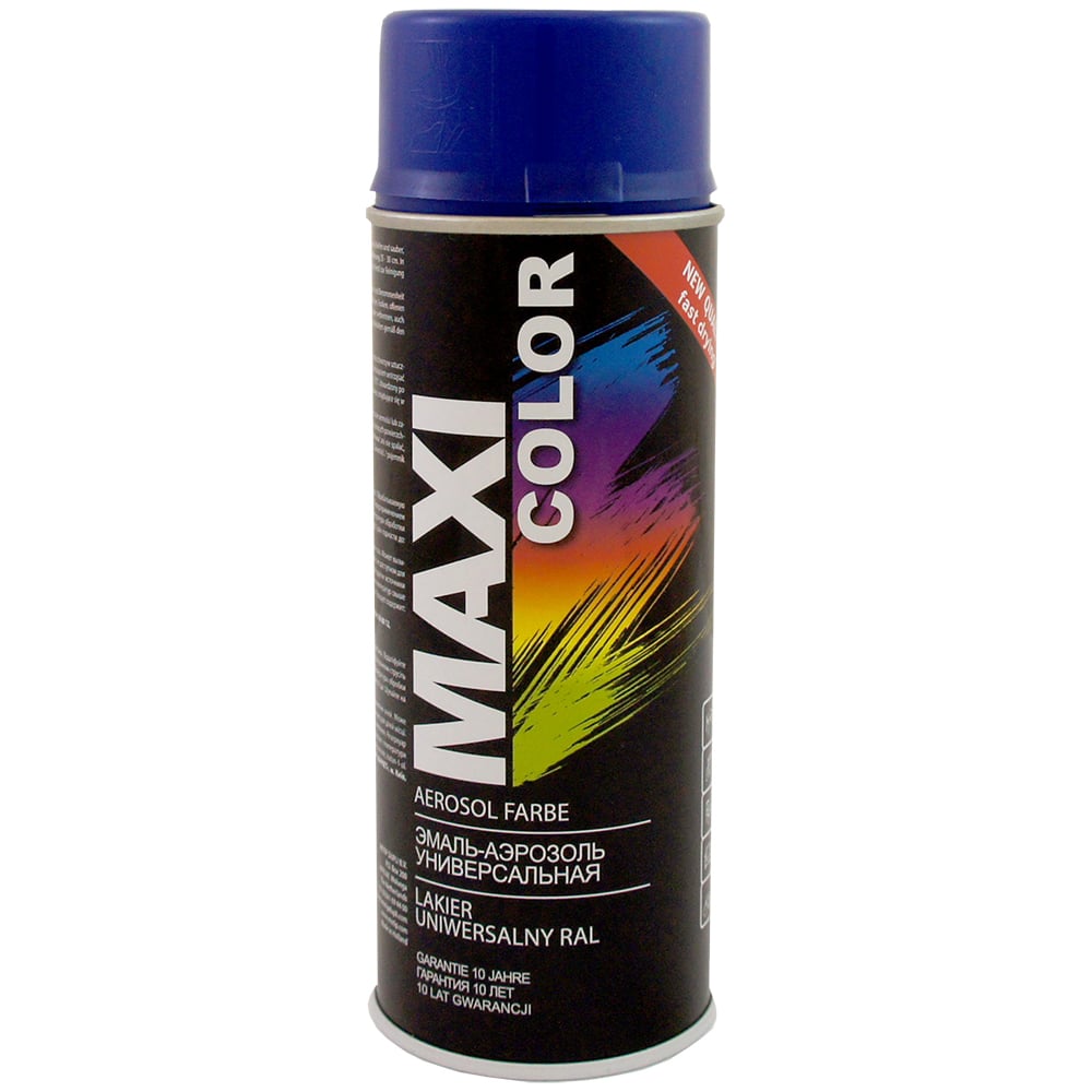 Эмаль-аэрозоль MAXI COLOR синяя 0,4 л 5002MX - выгодная цена, отзывы ...