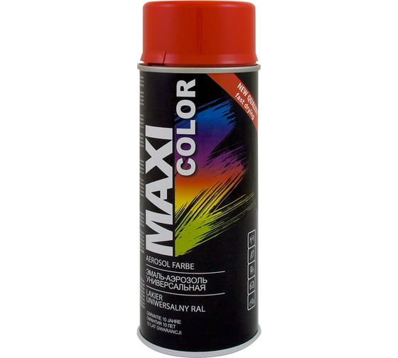 Эмаль-аэрозоль MAXI COLOR красная 0,4 л 3020MX