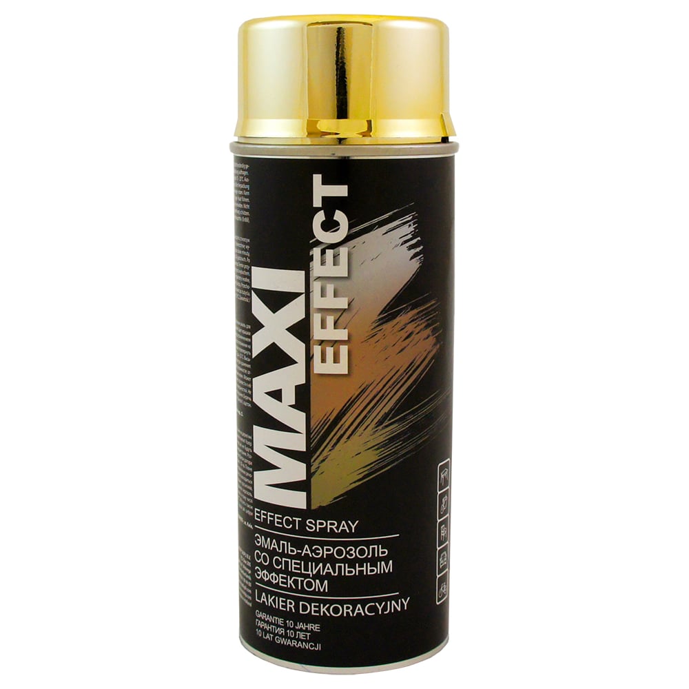 Эмаль-аэрозоль MAXI COLOR золото-эффект 0,4 л 0011MX - выгодная цена ...