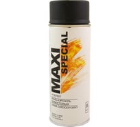 Эмаль-аэрозоль MAXI COLOR термостойкая черная 0,4 л 0008MX