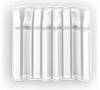 Накладки для фигурного плинтуса Ideal Дюра 80 мм, набор из 8 эл. во флоупаке, 001 белый ИД-ПФ80-Н8-Ф1 001 БЕЛ