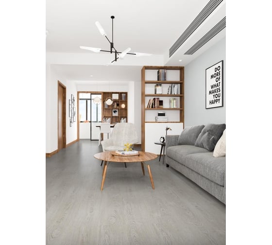 Ламинат FLOORWOOD Phantom Wax AC6/34, 4U, 1220x240x8 мм, 9045 Дуб Флайт, 2.3424 кв. м Р0054447