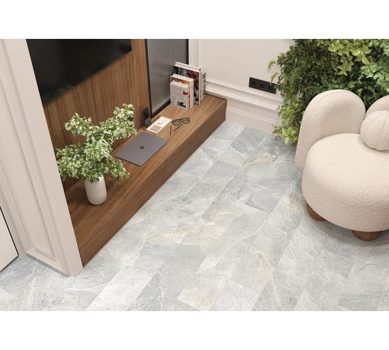Керамогранит Delacora Santorini Gris лаппатированный, 200х900 мм, 9 шт. GP2090SNN05L