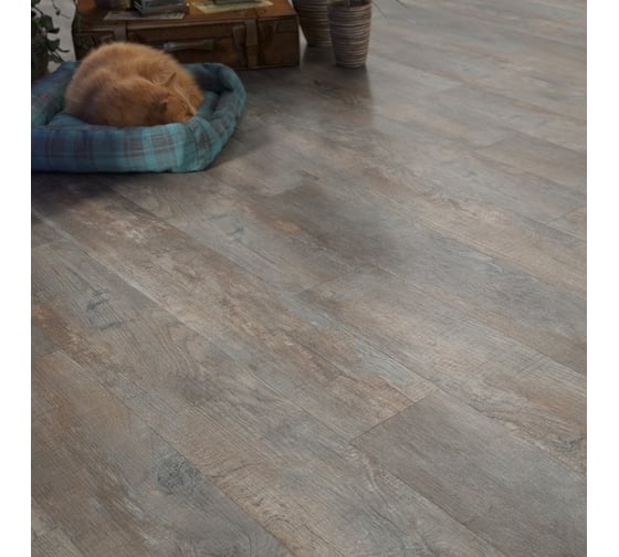 Кварц-виниловая плитка FineFloor WOOD Дуб Этна, 1320х196х2.5 мм, 15 шт., 3.88 кв. м FF 1418 NEW