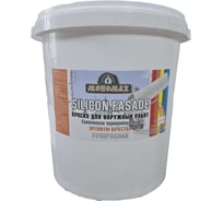 Краска фасадная силиконовая МОНОМАХ супербелая, 40 кг 2крсил40б