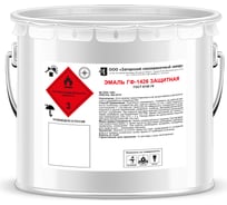 Эмаль ЗАГОРСКИЙ ЛАКОКРАСОЧНЫЙ ЗАВОД ГФ-1426 защитная 10 кг ZLK05344