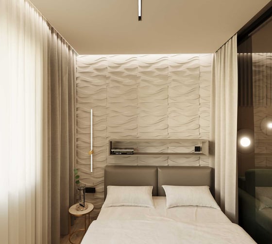 3D стеновая панель ПВХ SODIN decor SD124
