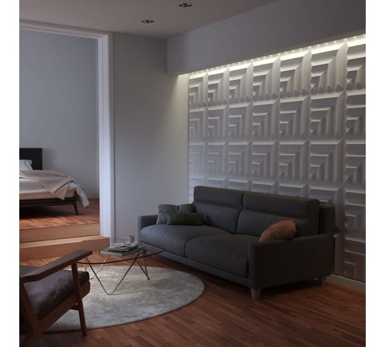 3D стеновая панель ПВХ SODIN decor SD166
