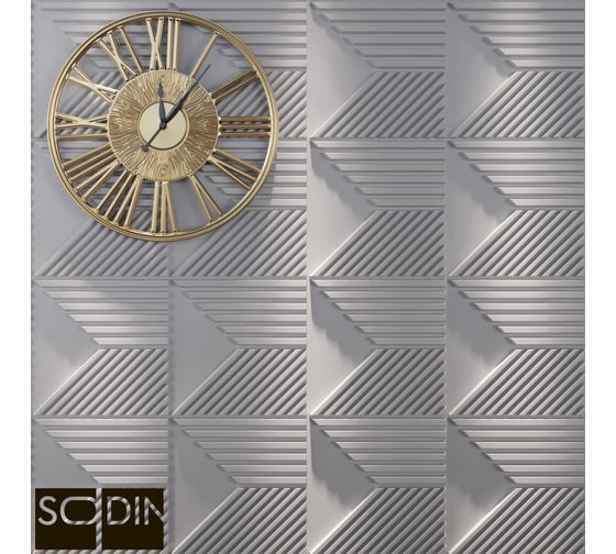 3D стеновая панель ПВХ SODIN decor SD180