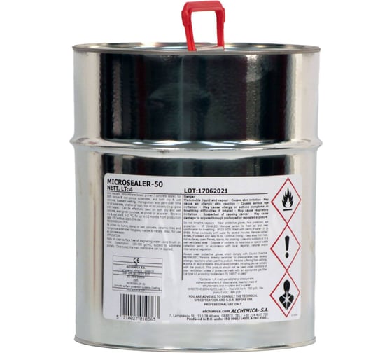 Однокомпонентная полиуретановая грунтовка ГИПЕРДЕСМО MICROSEALER - 50 (4 lt) 2133044РФ