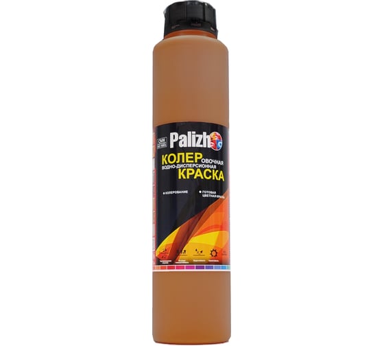 Колеровочная краска Palizh В/Д №507 коричневый 0,75 л 11603604 1