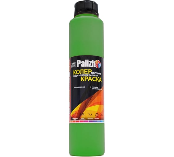 Колеровочная краска Palizh В/Д №513 зеленый 0,75 л 11605848