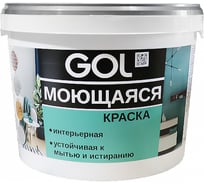 Акриловая моющаяся краска для стен Palizh GOL ВД-АК-1180 153 1,4 кг 11605654