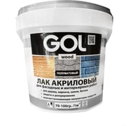 Морозостойкий акриловый лак по дереву Palizh GOL wood полуматовый 2,4 кг Wd-290-M 11606055