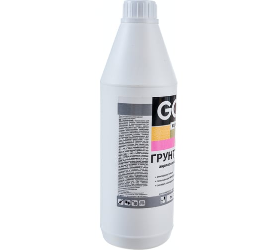 Акриловая фасадная грунтовка Palizh GOL expert 114 1 л 11605740