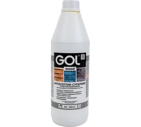 Пропитка по дереву Palizh GOL СУПЕРБИО wood Антисептик 1 кг Wd.272-1 11605710