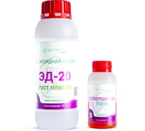 Эпоксидная смола ArtEpoxy ЭД-20 500 гр с отвердителем ПЭПА 50 гр Crystal ВИ-21620