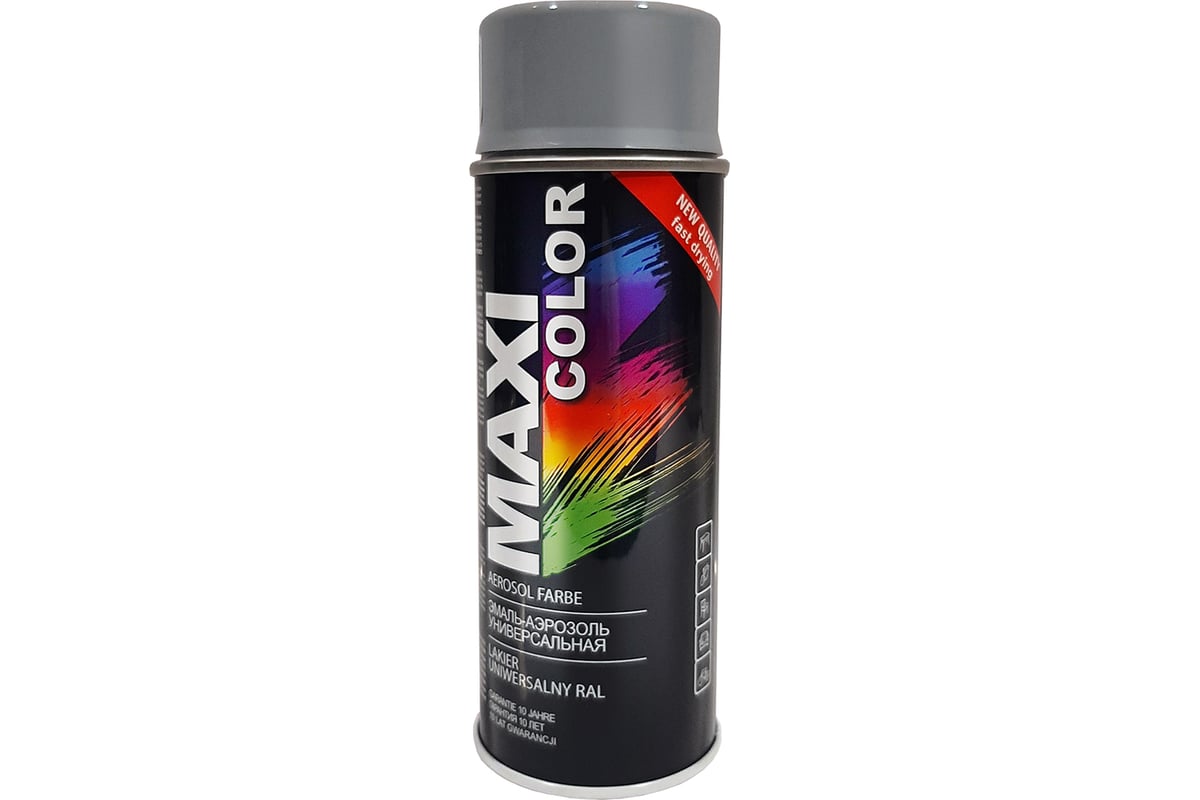 Эмаль-аэрозоль MAXI COLOR серая 0,4 л 7001MX - выгодная цена, отзывы ...