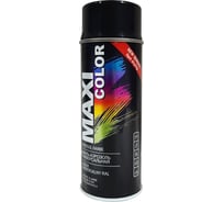 Эмаль-аэрозоль MAXI COLOR черная глянцевая 0,4 л 9005MX