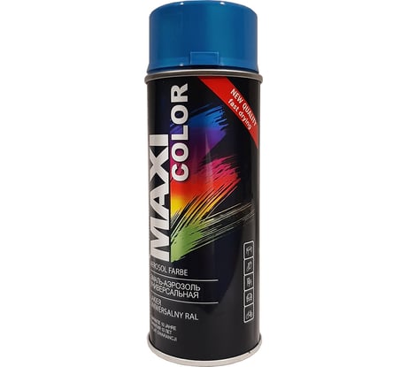 Эмаль-аэрозоль MAXI COLOR темно-голубая 0,4 л 5010MX