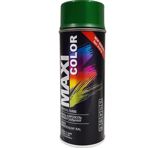 Эмаль-аэрозоль MAXI COLOR зеленая листва 0,4 л 6002MX