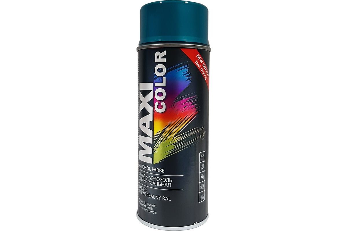 Эмаль-аэрозоль MAXI COLOR водная синь 0,4 л 5021MX - выгодная цена ...
