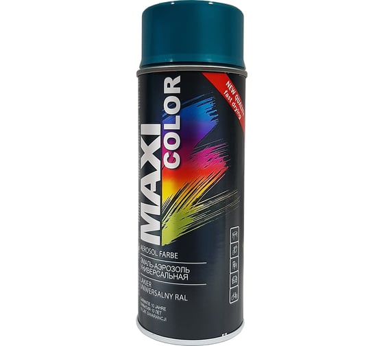 Эмаль-аэрозоль MAXI COLOR водная синь 0,4 л 5021MX