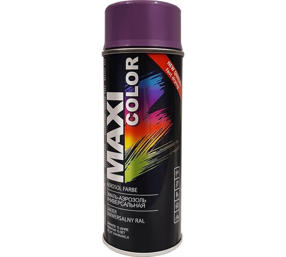 Эмаль-аэрозоль MAXI COLOR фиолетовая 0,4 л 4005MX 1