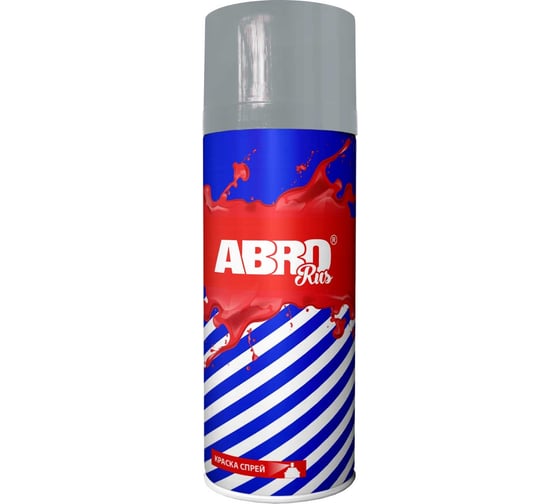 Краска-спрей ABRO акриловая, № 335 бледно-серая RUS SPO-335-R
