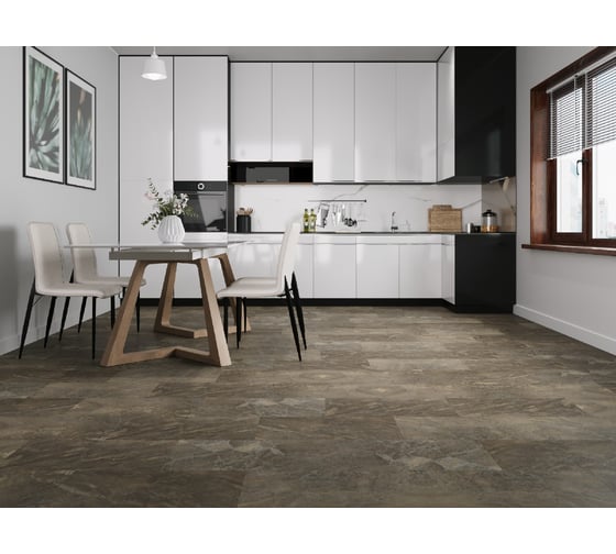 Кварц-виниловая плитка Fast Floor SPC STONE Хибины FST 209 NEW