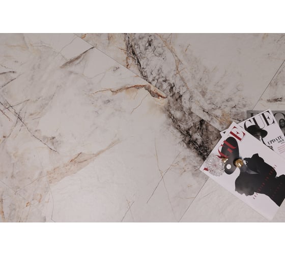 Керамогранит Realistik Cleo White Stonelo Carving 60x120 (1,44) Cleo120,StoneloCarving, Realistik