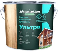 Деревозащитное средство Здоровый дом Ультра орех, 2.7 л ЛА-00004027