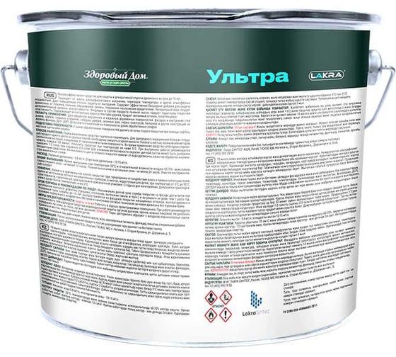 Деревозащитное средство Здоровый дом Ультра орех, 9 л ЛА-00004028