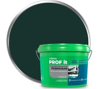 Краска резиновая для всех типов поверхностей ЛАКРА PROF IT зеленый RAL 6005 14 кг ЛА-00004204