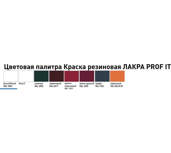 Краска резиновая для всех типов поверхностей ЛАКРА PROF IT чёрный RAL 9005 1,3 кг ЛА-00004211