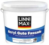 Краска водно-дисперсионная для наружных работ LINNIMAX Acryl Gute Fassade / Акрил Гуте Фассаде База 1, 2,5 л 948105975