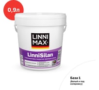 Краска водно-дисперсионная для внутренних работ LINNIMAX LinniSilan / ЛинниСилан База 1, 0,9 л 948106184